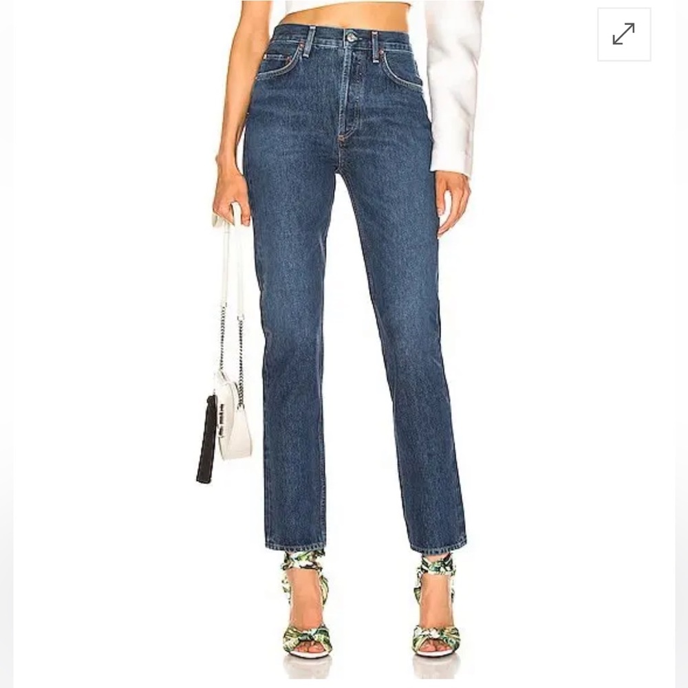 REVOLVE Agolde Remy High Rise straight, Wink, Size 24 NWT